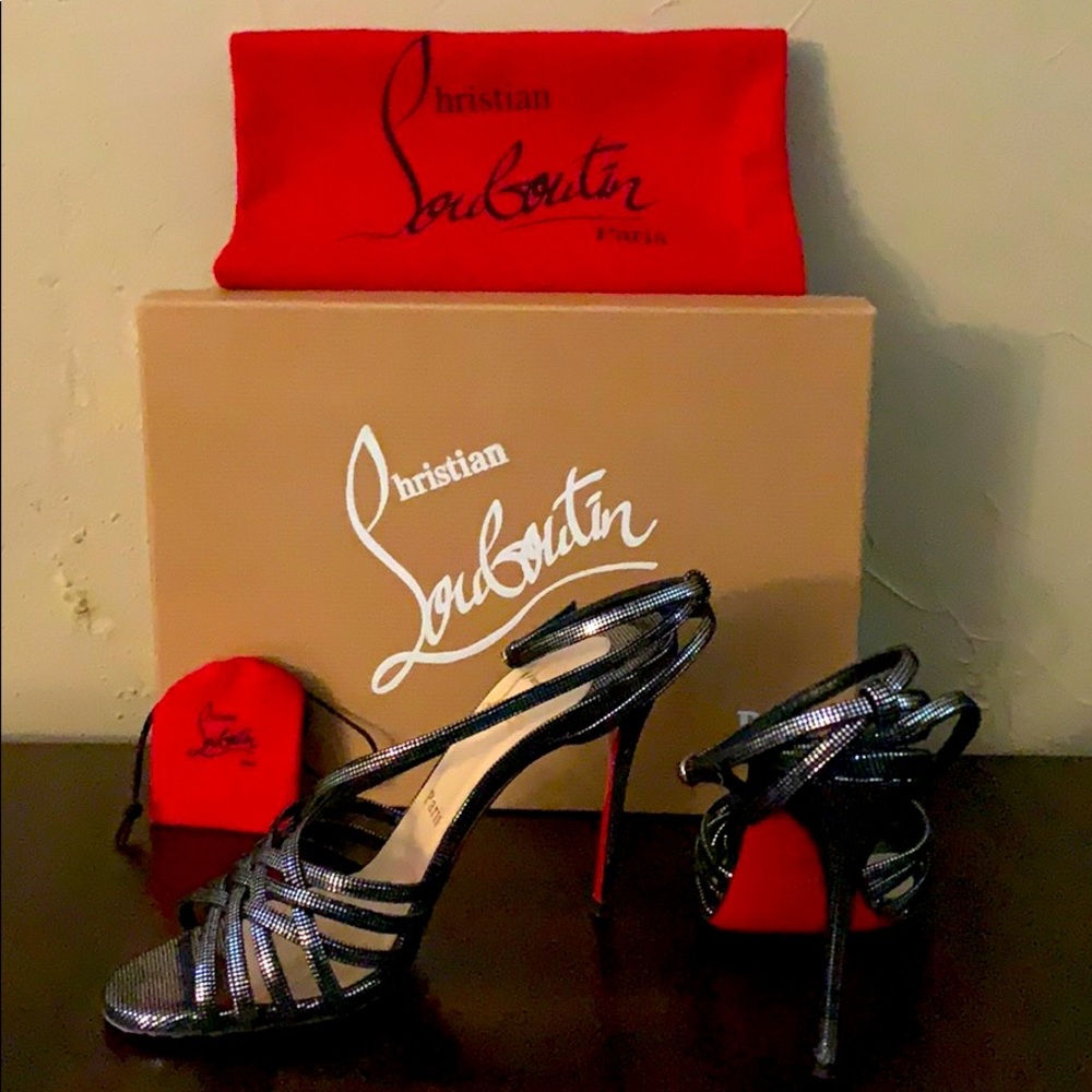 Christian Louboutin Beverly 100 Suede Mini Square